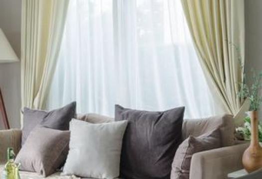 clean curtains and drapes