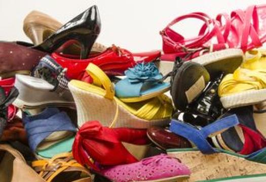 Pile of shoes