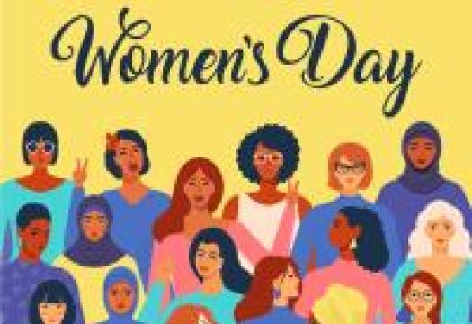 Women celebrating international women's day