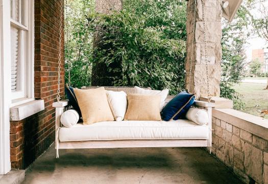 Front Porch with Swing