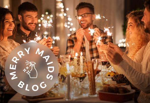 People celebrating holiday